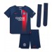 Dětský fotbalový dres Paris Saint-Germain Ousmane Dembele #10 2023-24 Domácí Krátký Rukáv (+ trenýrky)